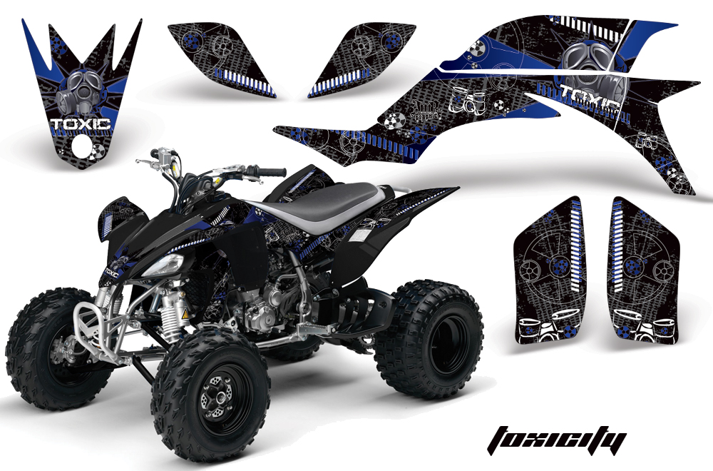 Yamaha YFZ450 04-08 Graphics Toxicity blue